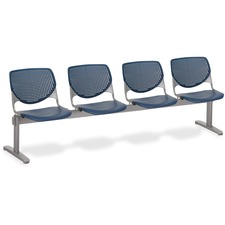 Chair, 4 Seater, Polypropylene, 95"x22"x31", NY Back/Seat