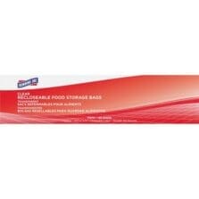 Food Storage Bags, Reclosable, 1-Gallon, 1.75mil, 40/BX, CL