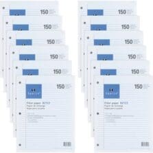 Filler Paper, College-Ruled, 16lb, 10-1/2"x8", 150/PK, 12/BD, WE