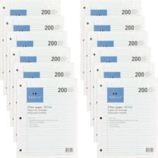 Filler Paper, College-Ruled, 16lb, 10-1/2"x8", 200/PK, 12/BD, WE