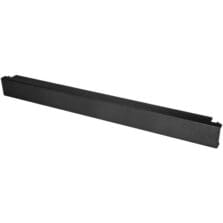 Plastic - Black - 1U Rack Height - 10 / Pack - 1.2" Height x 1.7" Width x 19" Depth