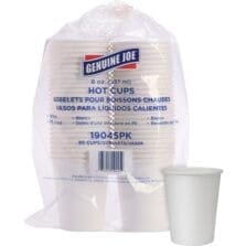 Hot Cups, Single Poly-Lined Wall, 8oz, 50/PK, 5PK/BD, White