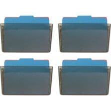 Wall Files, Letter, 13"x4-1/8"x7", 4/CT, Smoke