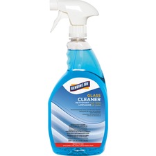 Glass Cleaner, Non-ammoniated, Spray Bottle, 32 oz, Blue