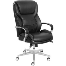 Executive Chair, Active Lumbar, 28-1/2"Wx32-3/4"Dx48-1/4"H BK