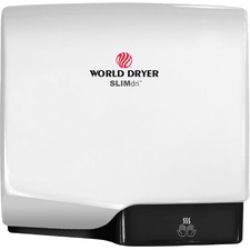 Hand Dryer, Automatic, 11-2/5"Wx3-9/10"Dx10-7/10"H, White