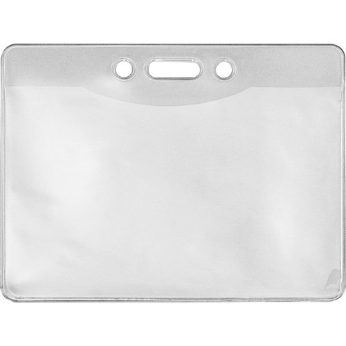Badge Holders,Govt, Horiz, 4"x2-3/4"Insert, 50/PK, Clear