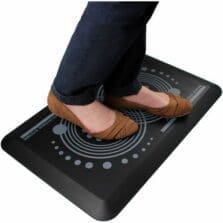 Mat,Stand-up Work, w/Ergo Print, 24"x16"x3/4", Black
