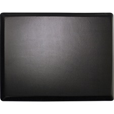 Antifatigue Mat, 3-Layer Memory Foam, 32"x20"x3/4", Black