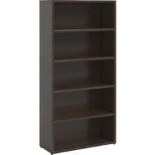 Bookcase, 5-Shelf, Prominence, 34"Wx12"Dx69"H, Espresso