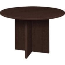 Conference Table, Round Top, 42"Dia x 1"Thick x 29"H, Espresso