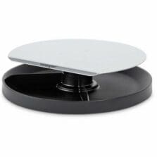 Monitor Stand, SmartFit, 12-3/5"Wx12-3/5"Dx3-1/10"H, Black