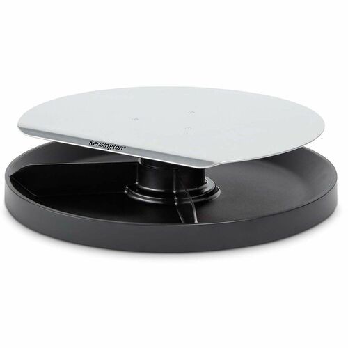 Spin2 Monitor Stand With Smartfit, 12.6" X 12.6" X 2.25" To 3.5", Black, Supports 40 Lbs