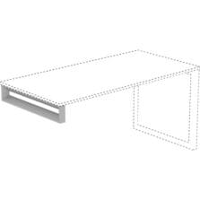 Side Leg Frame,23-5/8"D Desktop, 23-1/4"x5-1/2", SR