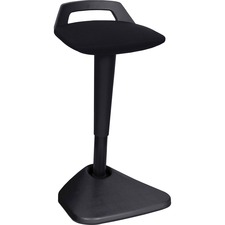 Pivot Chair, Height-Adjust, 16-1/7"x15-3/8"x26-3/4"-36", BK