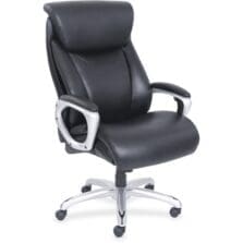 Chair, Big&Tall, Hvy-duty Arms, 28-1/2"x31-1/2"x48-1/4", BK