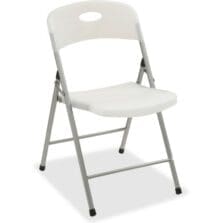 Chairs, Folding, 225 lb Cap, 19-3/4"x18-1/4"x31", 4/CT, Clear