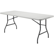 Banquet Table, Light Duty, 600 lb Cap., 72"x30"x29", PM/GY