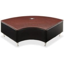 Modular Lounge Connector, Lam Top, 57-1/2"x29-1/2"x18", BK