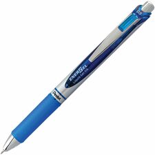 Retractable Liquid Gel Pen, Fast-Drying, 0.3mm Tip, Blue