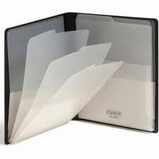 Pocket Organizer, Organized Up, 8 Pockets, Letter, Poly, BK