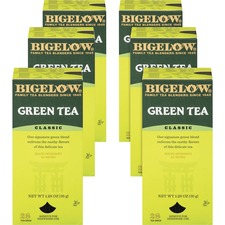 Green Tea Bags, Foil Pouch, 168/CT, Apple Green