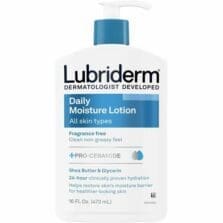 Moisturizing Lotion, Lubriderm, Daily, 16oz., 12/CT, White