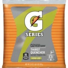 Gatorade Mix, 2-1/2 Gal Yld/Pouch, 21oz, 32/CT, Lemon Lime