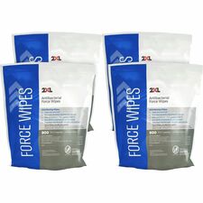 Wipes, f/Antibacterial Force Bucket, 900Shts/BG, 6"x8", 4/CT, WE