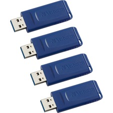 USB Drive, Retractable Connector, Antimicrobial, 16GB, 4/CT, BE