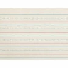 Newsprint w/Broken Midline, 1-1/8"Rule, 10-1/2"x8", 500/RM, WE