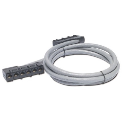 15 ft Category 5e Network Cable for Network Device - First End: 6 x RJ-45 Network - Female - Second End: 6 x RJ-45 Network - Female - CMR - Gray - 1 Each - TAA Compliant