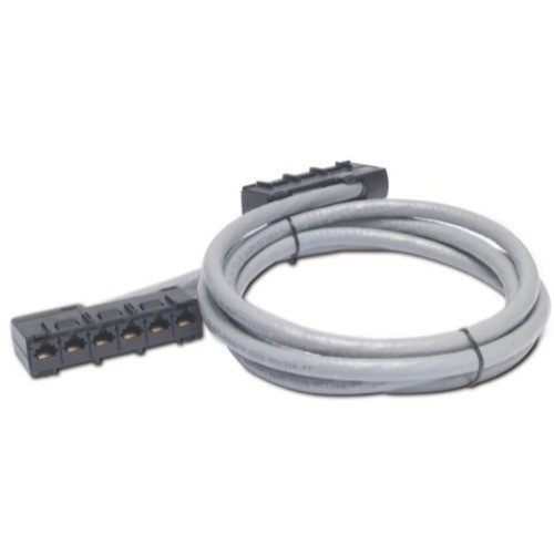 17 ft Category 5e Network Cable for Network Device - First End: 6 x RJ-45 Network - Female - Second End: 6 x RJ-45 Network - Female - CMR - Gray - 1 Each - TAA Compliant