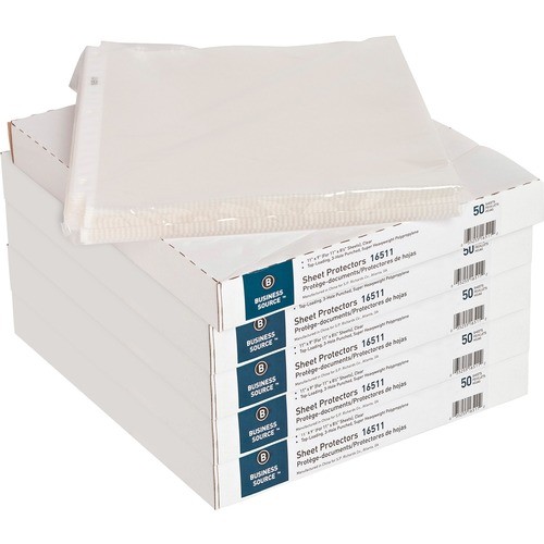 Sheet Protectors, Top Load, 5 mil, 11"x8-1/2", 50/BX, 5BX/CT, CL