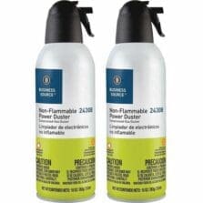 Power Duster Cleaner, Nonflammable, 10 oz. Can, 2/PK