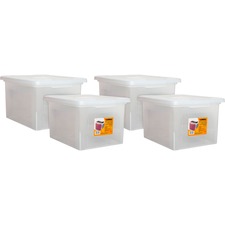 File Boxes, Lgl/Ltr, Stackable, 14-1/4"x18-1/8"x10-7/8", 4/CT, CL