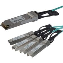 100% CISCO QSFP-4X10G-AOC5M ACTIVE OPTICAL BREAKOUT CABLE (AOC) - 5M CABLE,40GBP