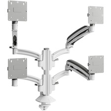 Monitor Mount, Quad, 20" Range, White