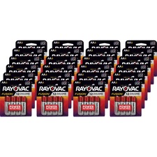 Batteries, AA, Alkaline, Fusion, 8/PK, 24PK/CT, Red/Silver