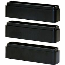 Monitor Riser Blocks, f/MP-107, Adj, 6"x1-1/2"x1-1/4", 3/EA, BK