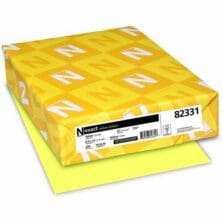 Vellum Bristol Paper, 67 lb, 8-1/2"x11", 92 Bright, 250/PK, YW