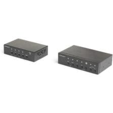 4 Input Device - 1 Output Device - 229.66 ft Range - 2 x Network (RJ-45) - 2 x HDMI In - 1 x VGA In - 2 x HDMI Out - DisplayPort - WUXGA - 1920 x 1200 - Twisted Pair - Category 6 - Desktop - TAA Compliant