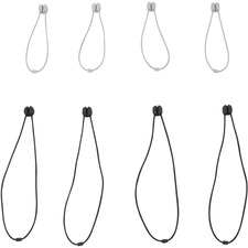 Tie, Reusable, Small, 2 Sizes: 4-7/10"L&7-4/5"L, 8/PK, AST