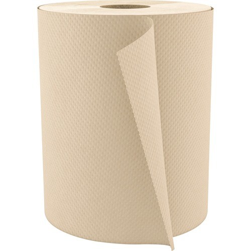 Paper Towels, 1-Ply, 600'Lx7-4/5"H, 12/CT, Natural