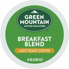 Coffee, Breakfast Blend, Light Roast, K-Cup, 24/BX, 4BX/CT