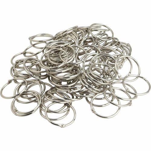 Book Rings, 3" Diameter, 10/BX, 5BX/BD, Silver