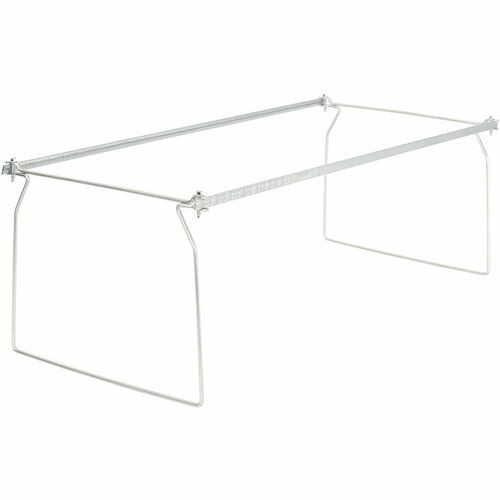 Hanging File Folder Frames, Letter, 6/BX, Stainless Steel