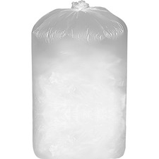Shredder Bags, 10 Microns, 26"x18"x48", 56 Gal, 100/BX, White