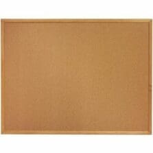 Cork Board, 2'x1-1/2', Oak Frame