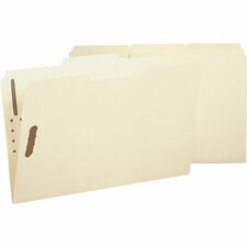 Fastener Folder, w/2-Ply Tab, 2 Fstnr, 1/3 Tab, Lgl, 50/BX, MA